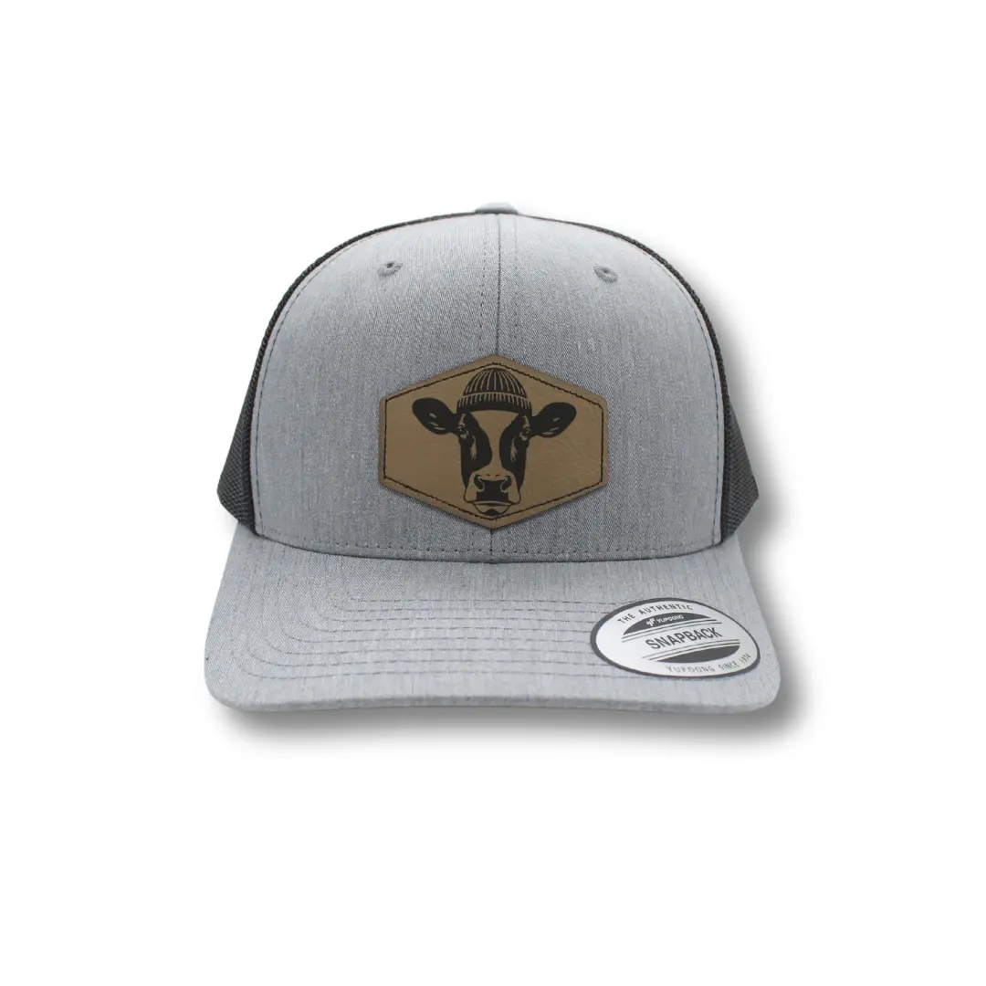 Bruce Leather Patch Hat 1