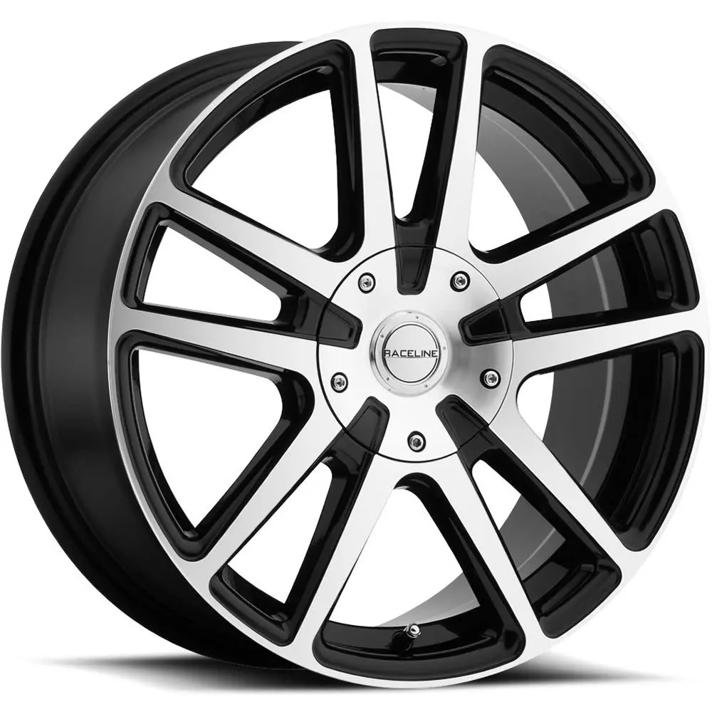 Raceline Wheels 145M Encore Machined Black 1