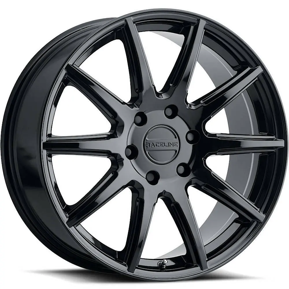 Raceline Wheels 159B Spike Black 1