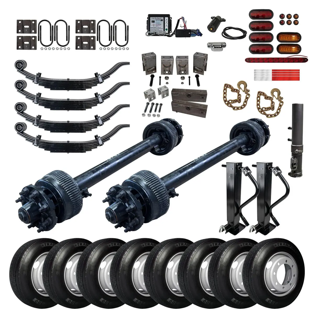 15,000 Lb Tk Tandem Axle Gooseneck Trailer Kit - 30K Capacity Hd - (Complete Original Series) 1