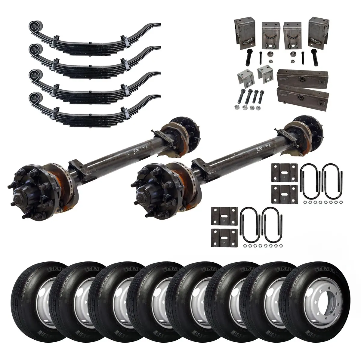 15,000 Lb Tk Tandem Axle Trailer Kit - Hydraulic Brake - 30K Capacity (Original Series) 1