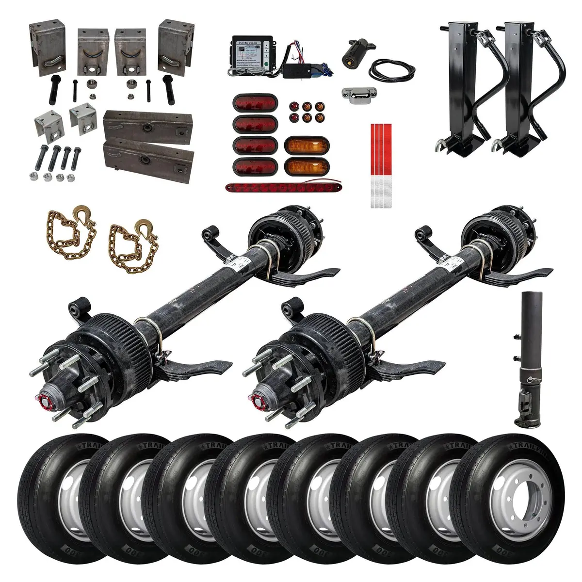 16,000 Lb Lippert Tandem Axle Gooseneck Tk Trailer Kit - 32K Capacity Hd - (Complete Original Series) 1