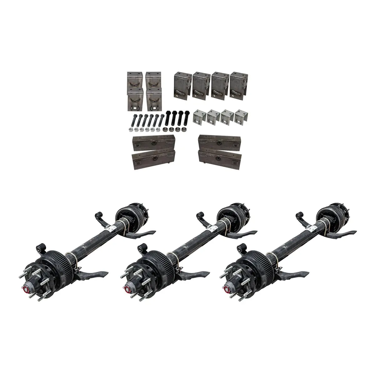 16,000 Lb Lippert Triple Tk Axle Kit - 45K Capacity (Axle Series) 1