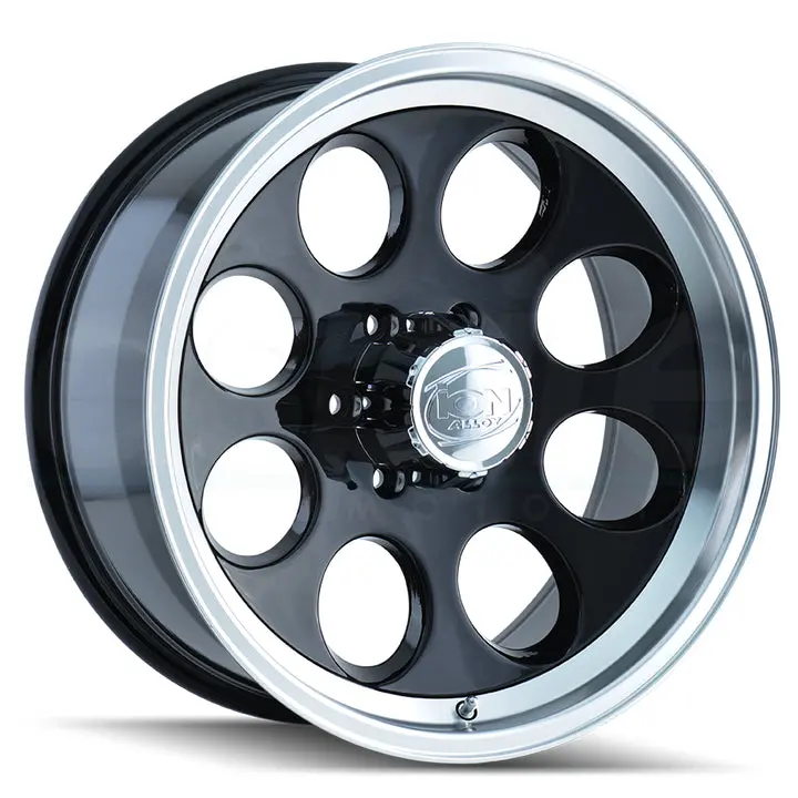 Ion Wheels 171 Black Machined Lip 1