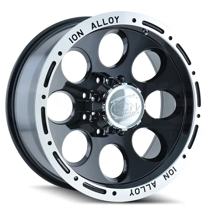 Ion Wheels 174 Black Machined Lip 1