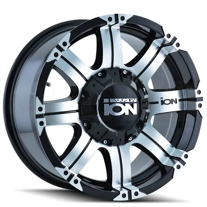 Ion Wheels 187 Black Machined Lip 1