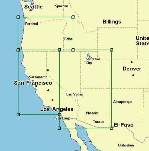 Pci Western Us Lowrance Map 1