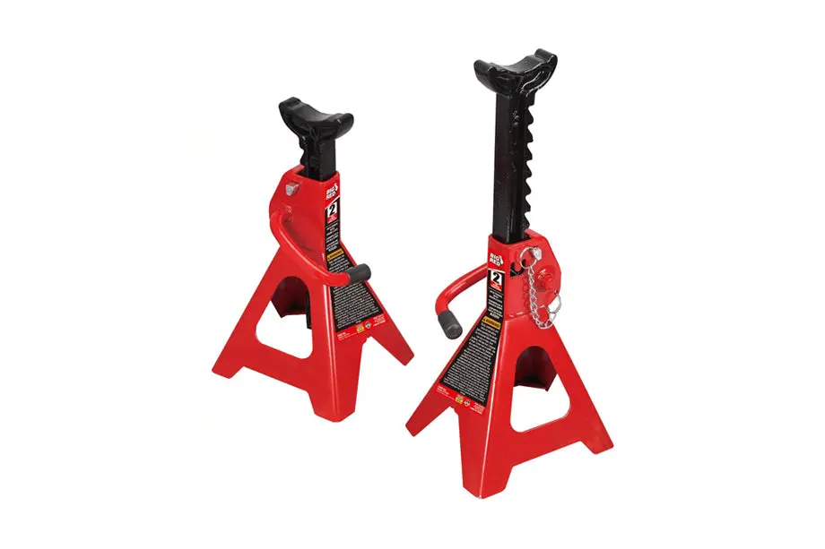 2 Ton Steel Double Locking Floor Jack Stands 1