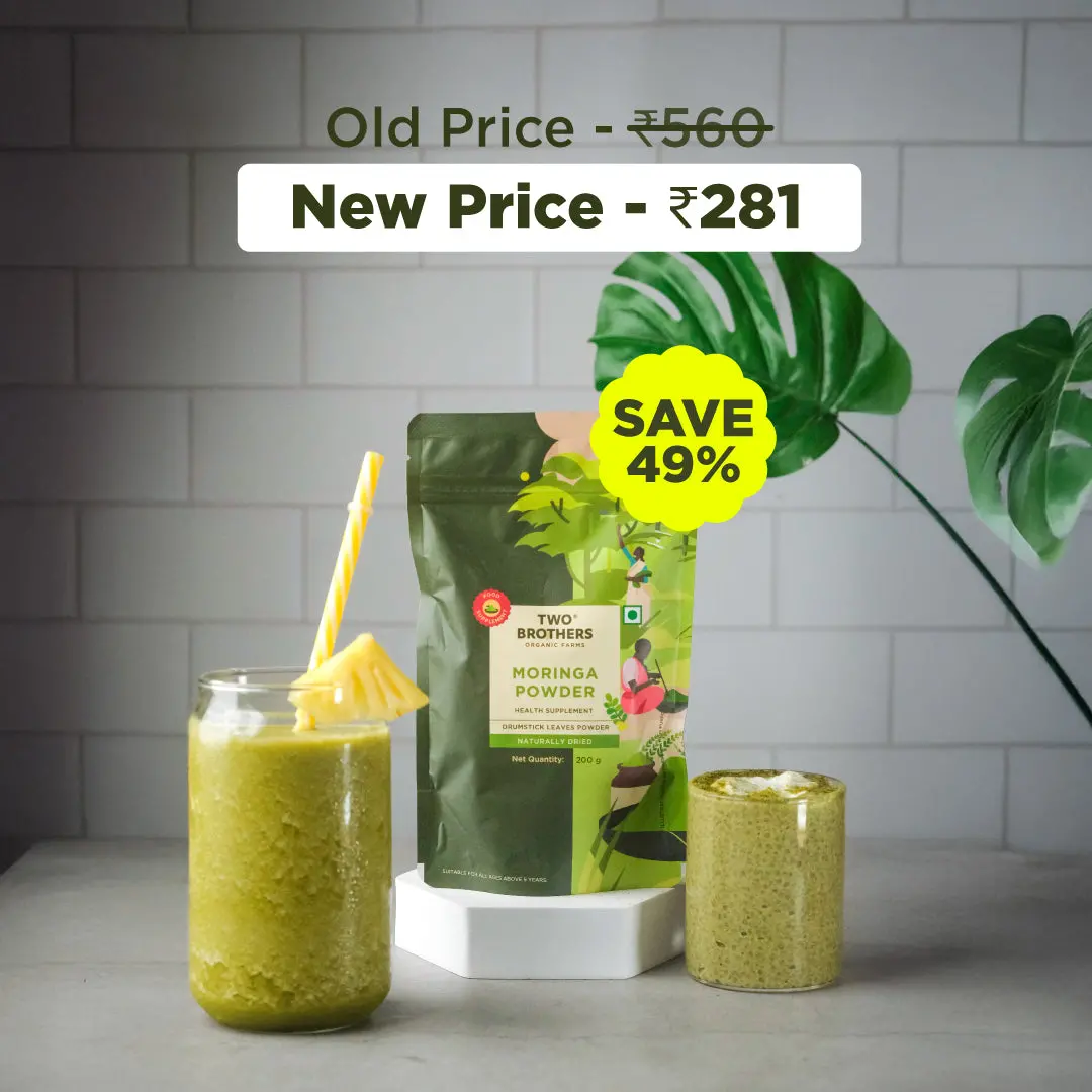 Moringa Powder, Chemical-Free Lab-Tested 1
