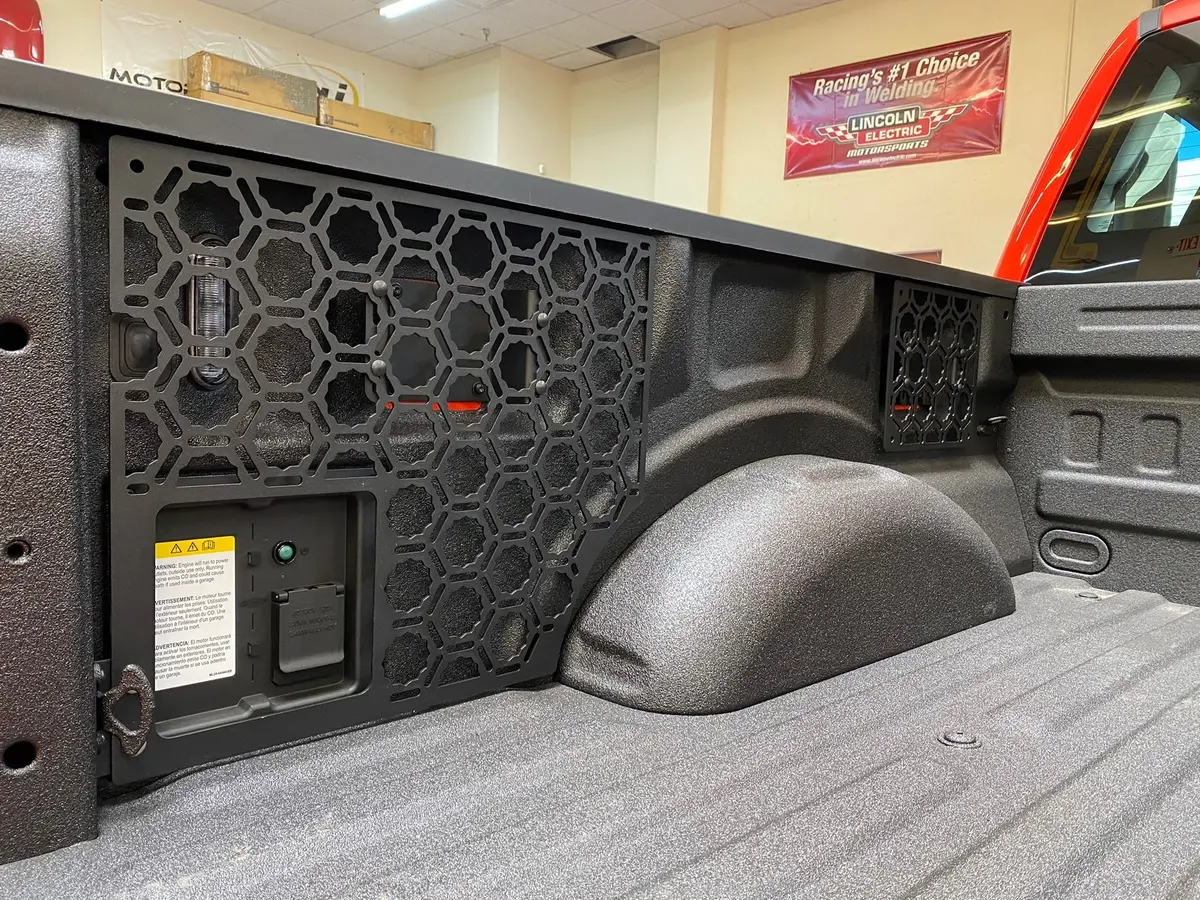 Foutz Motorsports 2021-2023 Ford F150 Raptor Bed Organizer Panel Kit 1