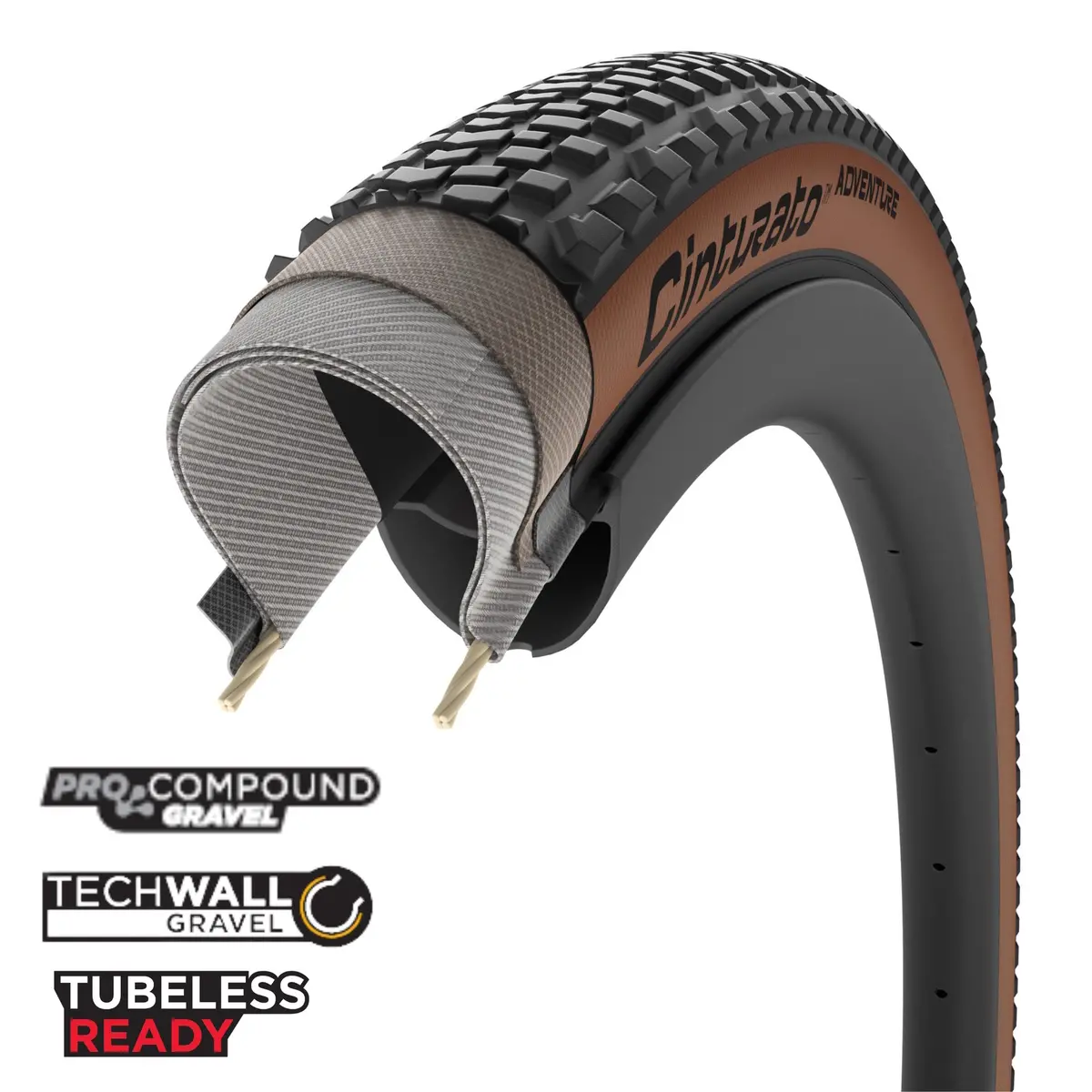 Tyre 700 Pirelli Cinturato Adventure Classic Tan Wall 1