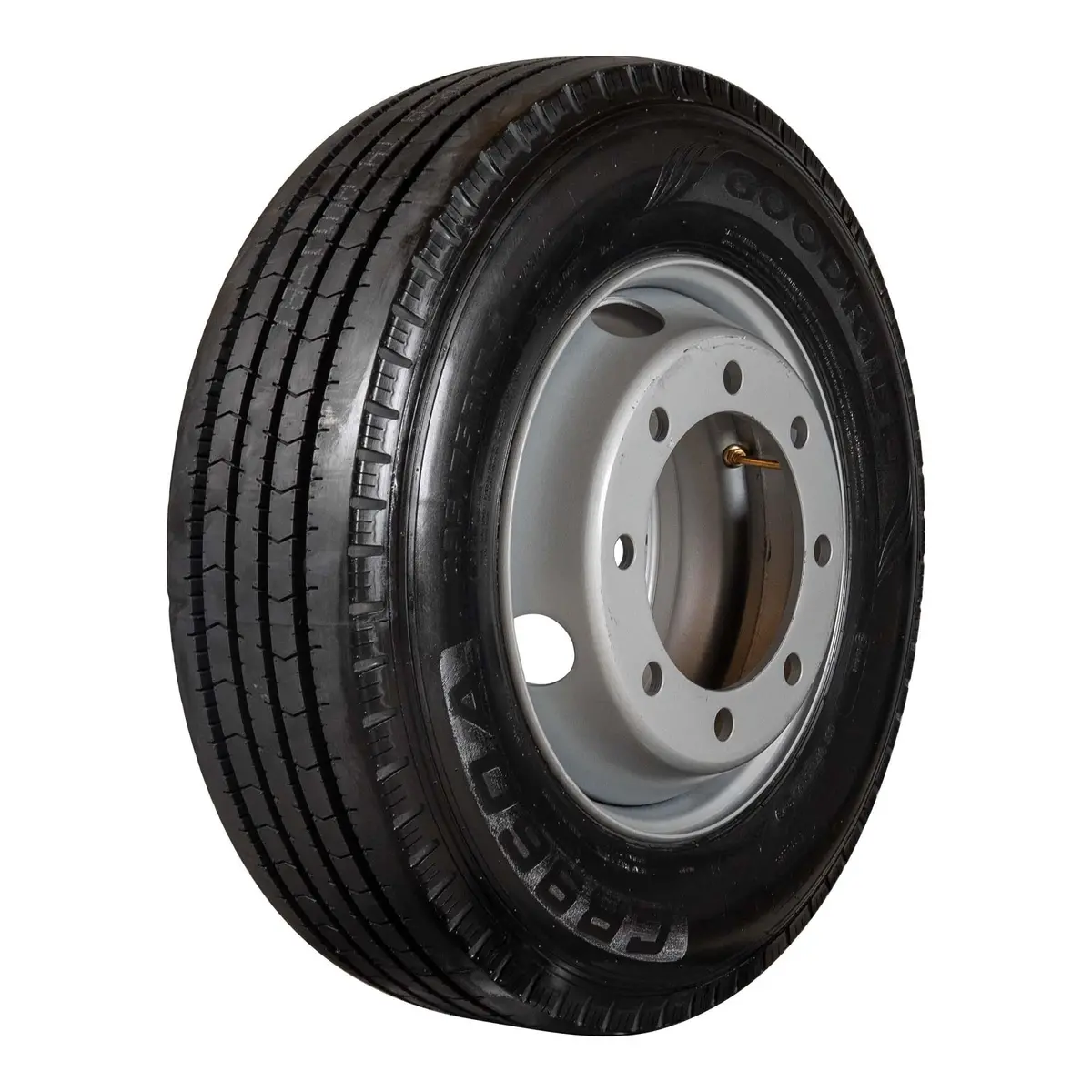Trailfinder 17.5" 18 Ply Radial Trailer Tire & Wheel - St 235/75R17.5 8X275mm Lug (Silver Dual) 1