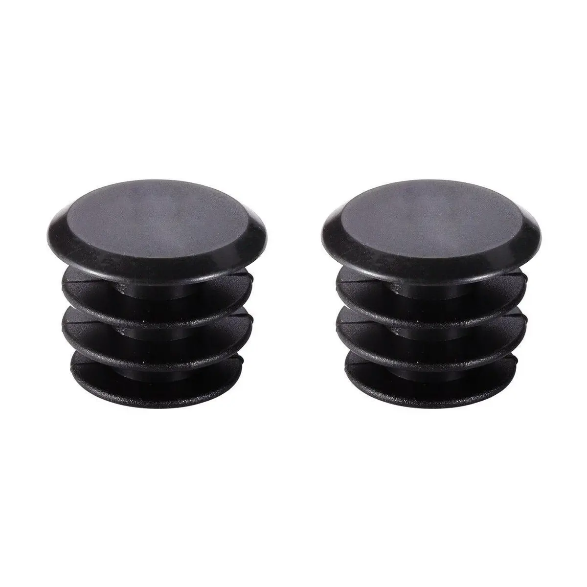 Handlebar End Plugs 22Mm Pair Black (2808) 1