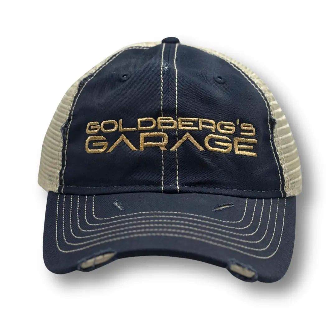 Goldberg's Garage Distressed Dad Hat 1