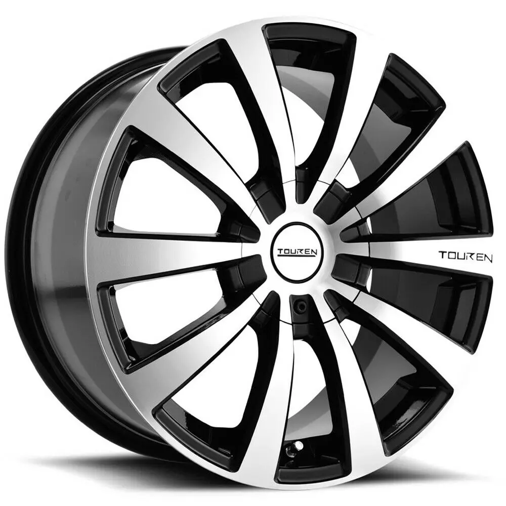 Touren Wheels 3130 Tr3 Black Machined Lip 1