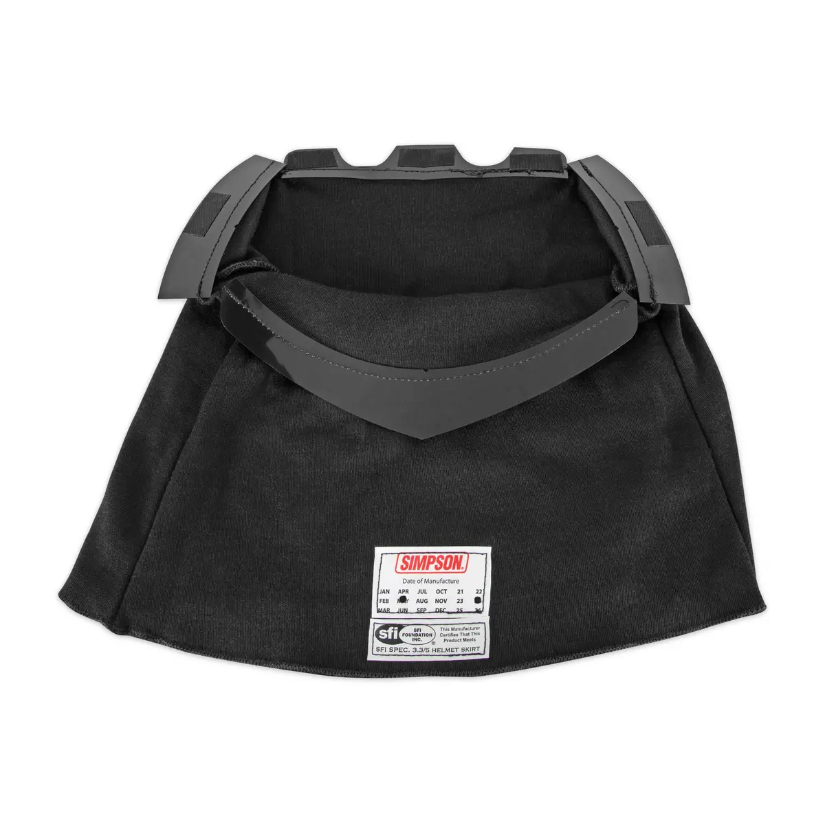 Simpson Racing Carbonx Helmet Sewn In Skirt Sfi 3.3/5 2