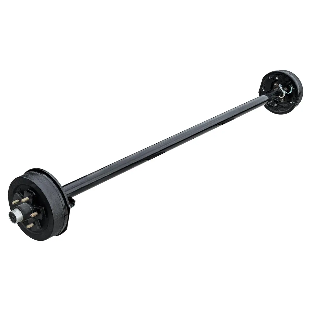 3.5K Tk Electric Brake Cambered Rv Trailer Axle - 3500 Lb - 5X4.5 Lug 1
