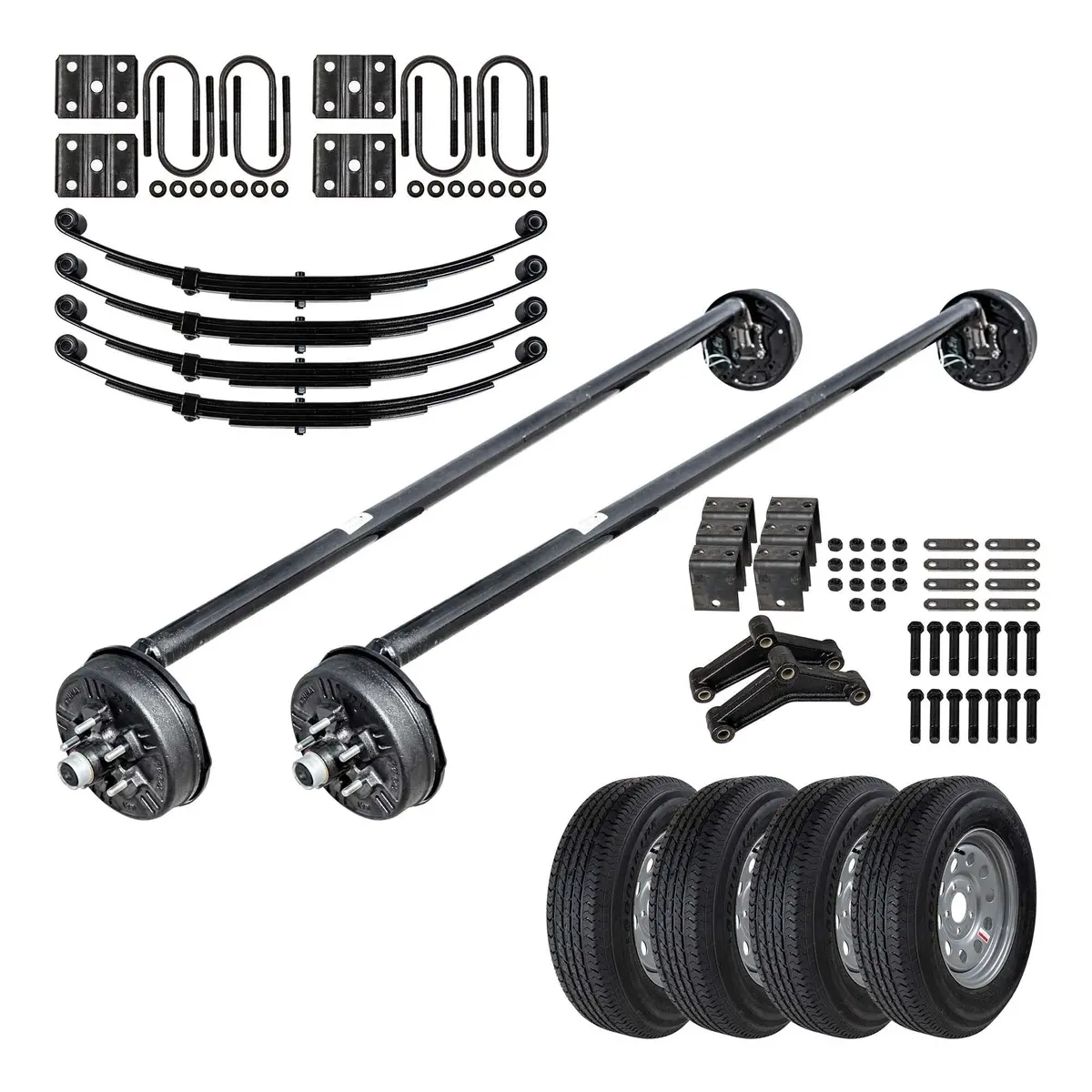 3500 Lb Heavy Duty Tandem Axle Tk Trailer Kit - 7K Capacity (Drop Original Series) 1