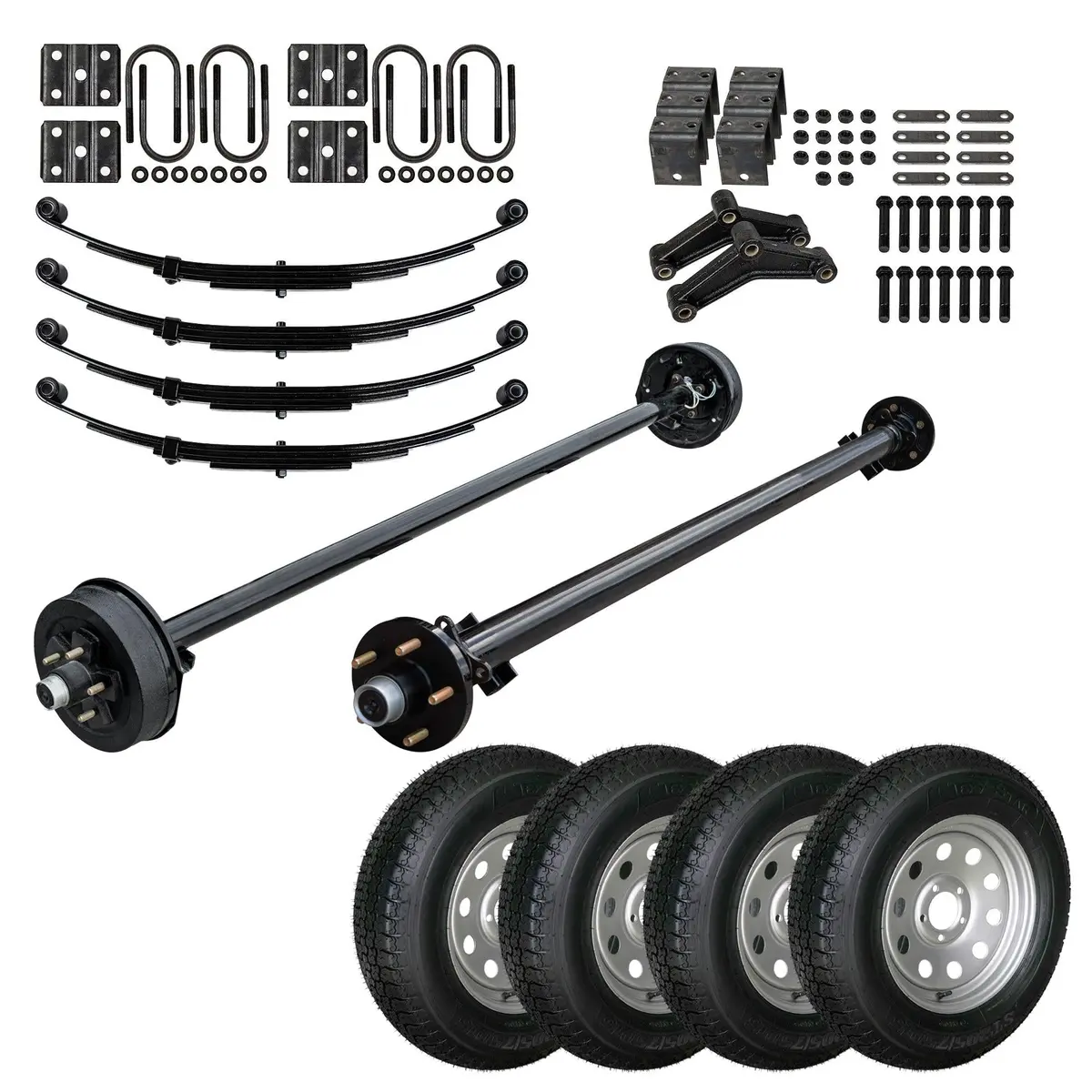 3500 Lb Light Duty Tandem Axle Tk Trailer Kit - 7K Capacity (Original Series) 1