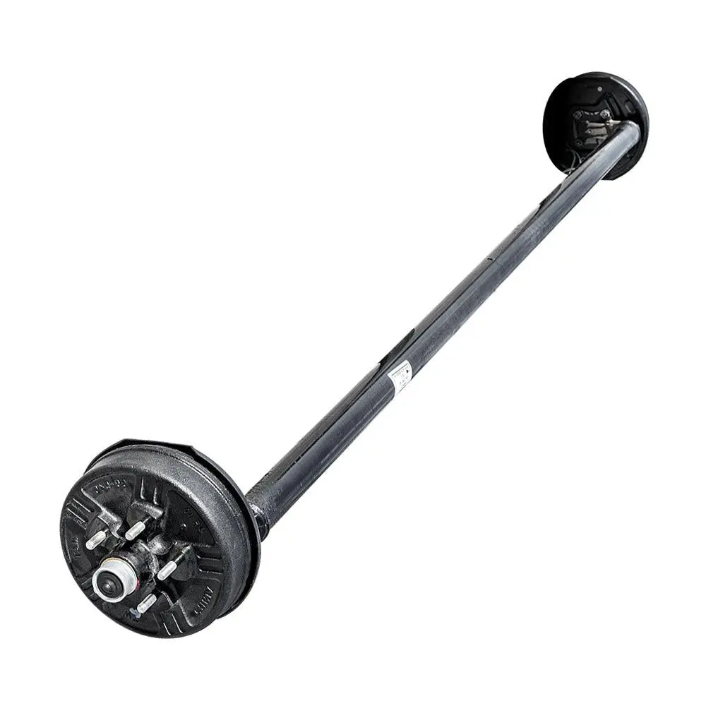 3.5K Tk Trailer Axle - 3500 Lb Electric Brake 5 Lug - (4" Drop) 1