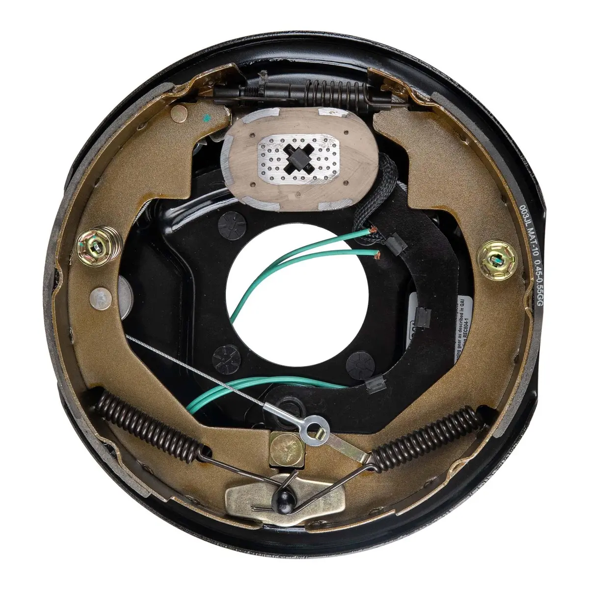 3.5K Trailer Axle Electric Brake Assembly - 3500 Lb - 10"X2.25" - Left Hand (Driver Side) - Dexter Compatible 1
