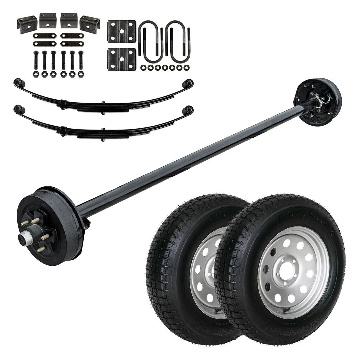 3500 Lb Heavy Duty Single Axle Tk Trailer Kit - 3.5K Capacity (Original Series) 1