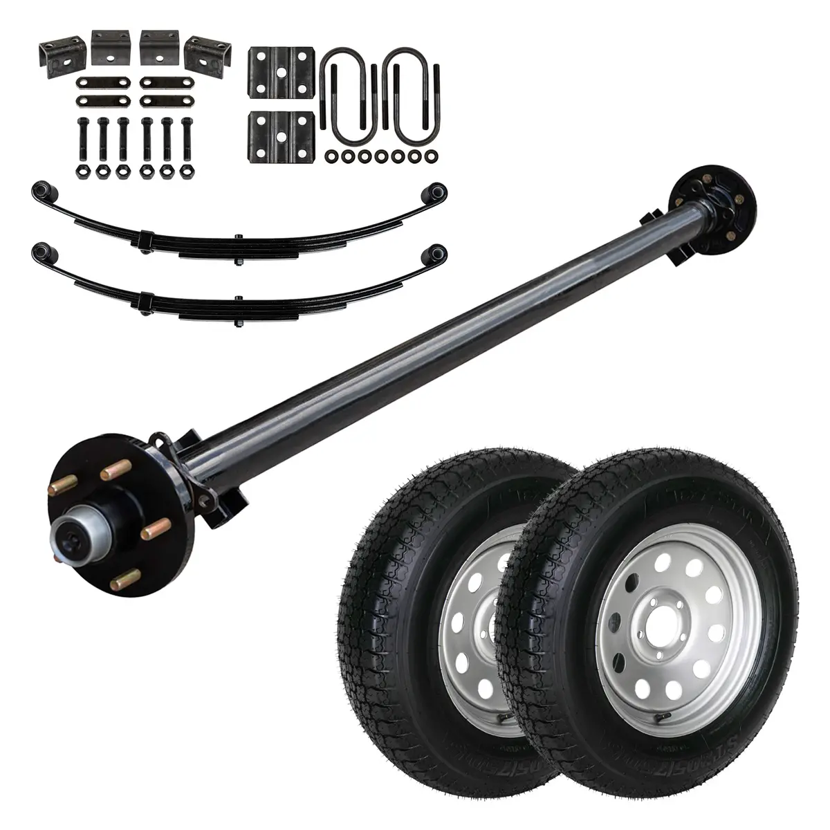 3500 Lb Light Duty Single Axle Tk Trailer Kit - 3.5K Capacity (Original Series) 1
