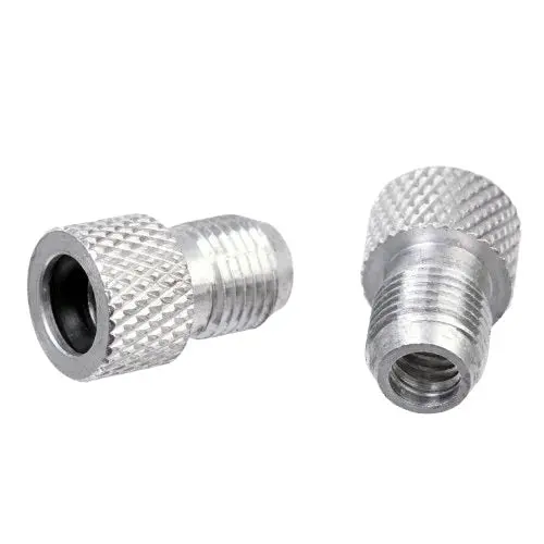 Tool Valve Adapter Presta To Schrader Silver 2Pc (3638A) 1