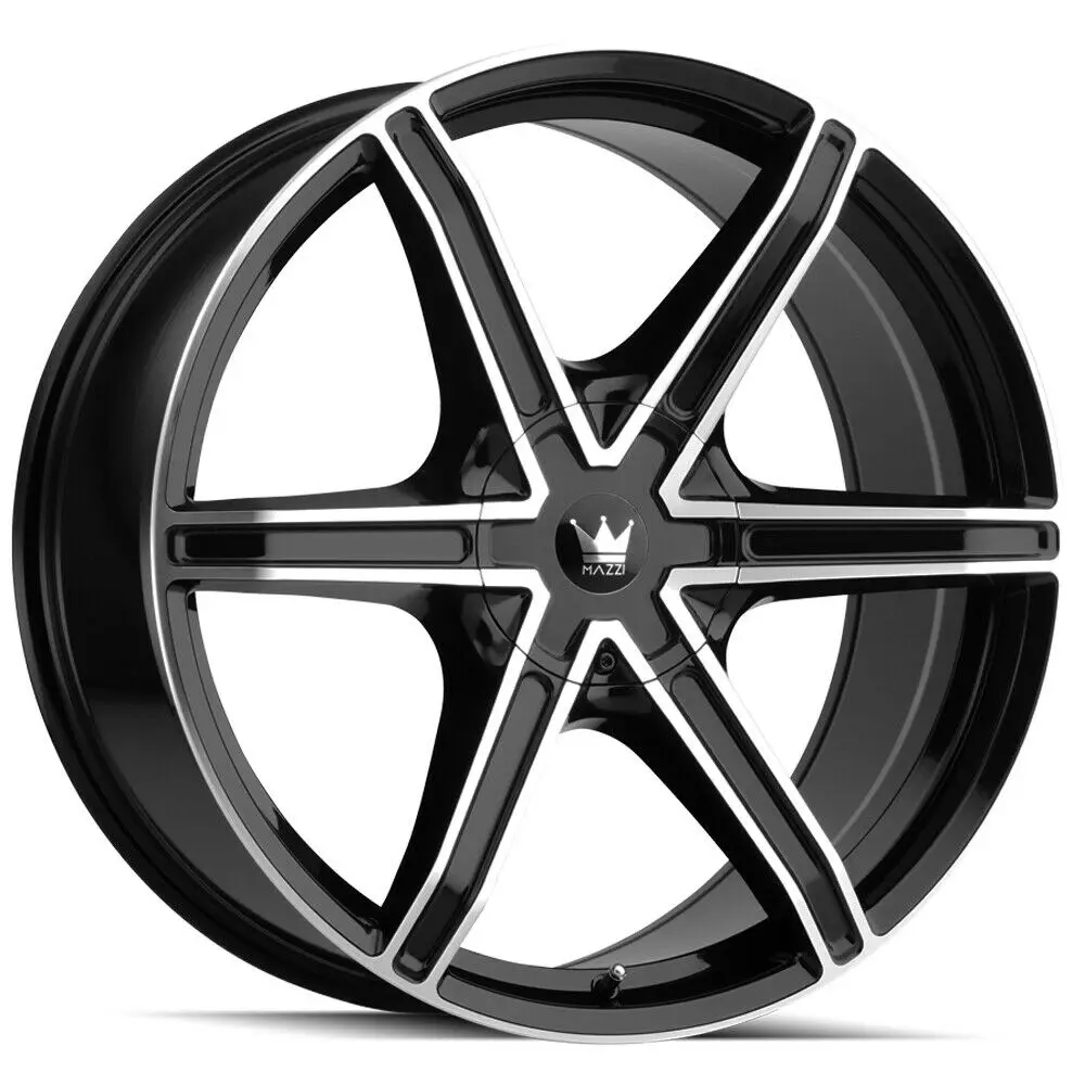 Mazzi Wheels 371 Black Machined 2