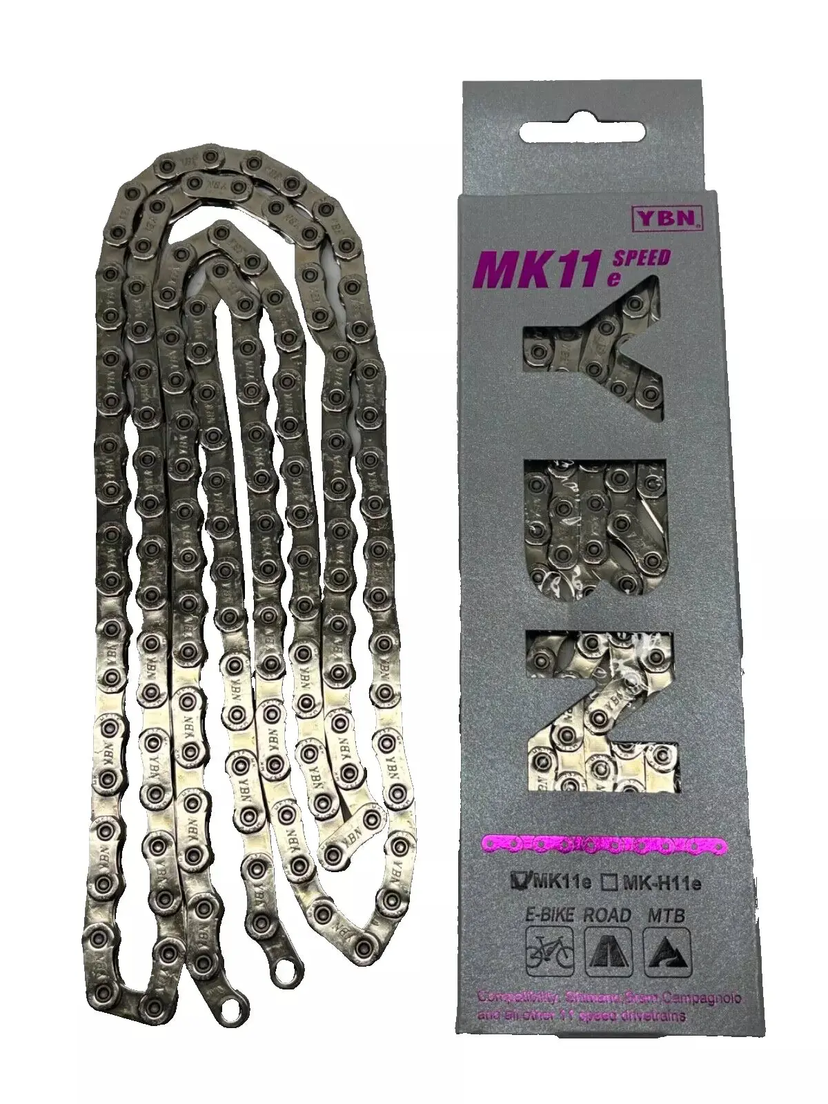 Chain 11 Speed Yaban E-Bike Mk11e 136L Silver 1