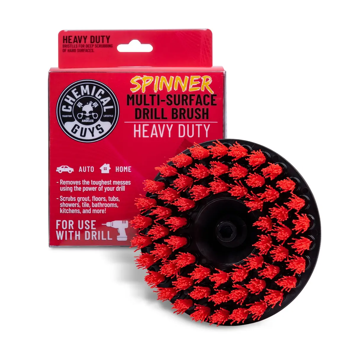 Chemical Guys Spinner Multi-Surface Drill Brush Heavy Duty 1