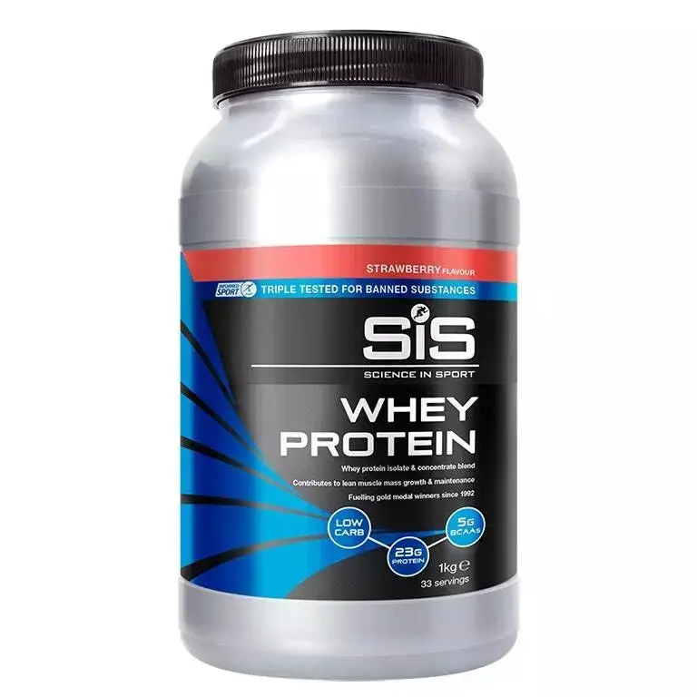 Science In Sport Whey Protein Powder 1Kg - Strawberry 1