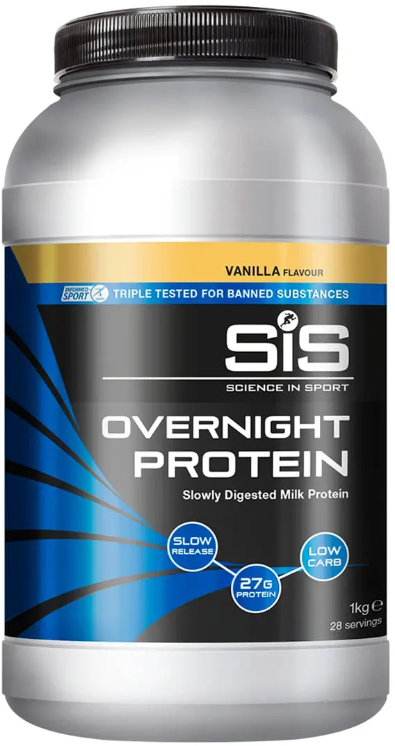 Science In Sport Overnight Protein Powder Tub 1Kg - Vanilla 1