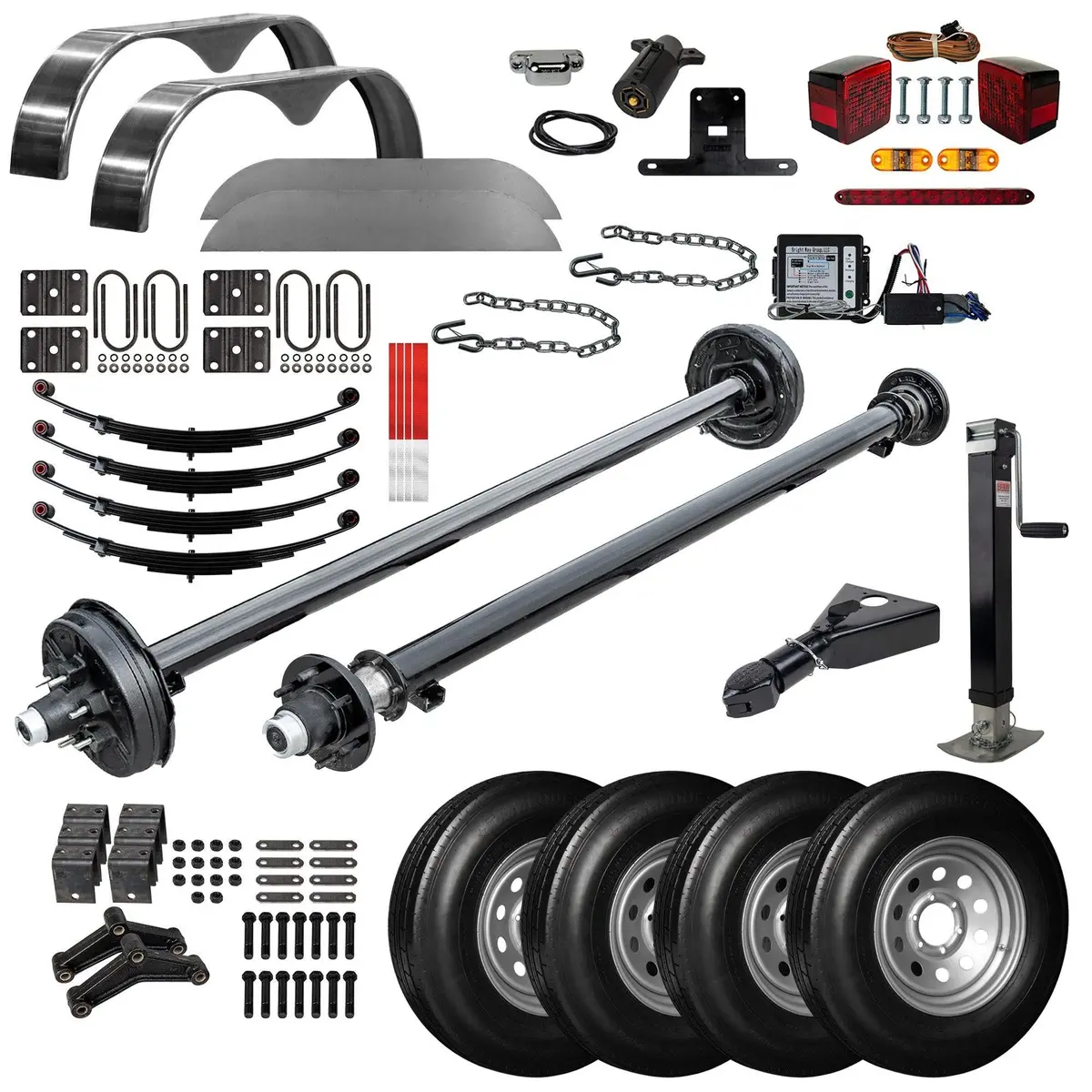 6000 Lb Tk Tandem Axle Trailer Parts Kit - 12K Capacity Ld (Complete Original Series) 1