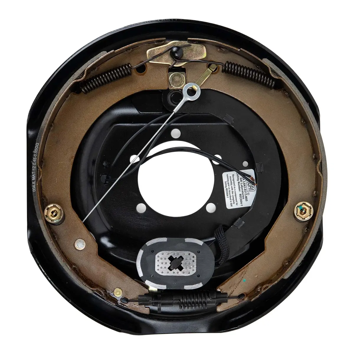 6K Trailer Axle Electric Brake Assembly - 6000 Lb - 12"X2" - Right Hand (Passenger Side) - Dexter Compatible 1