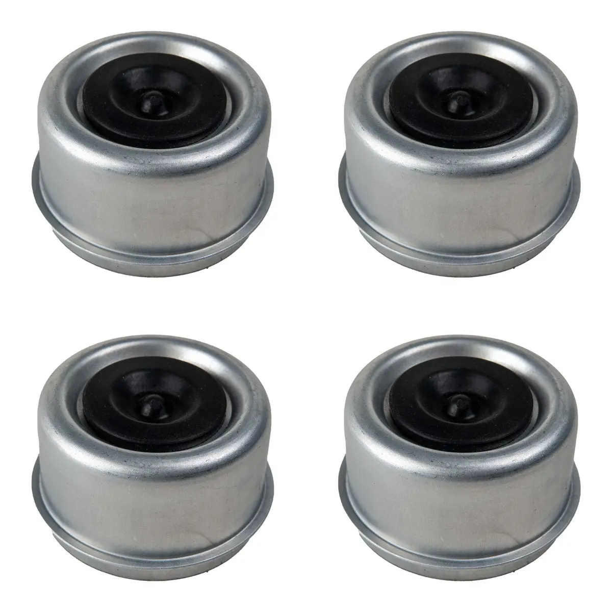 5.2/6K Trailer Axle Hub/Dust/Grease Cap - 5200-6000 Lb Capacity - 2.44" 1