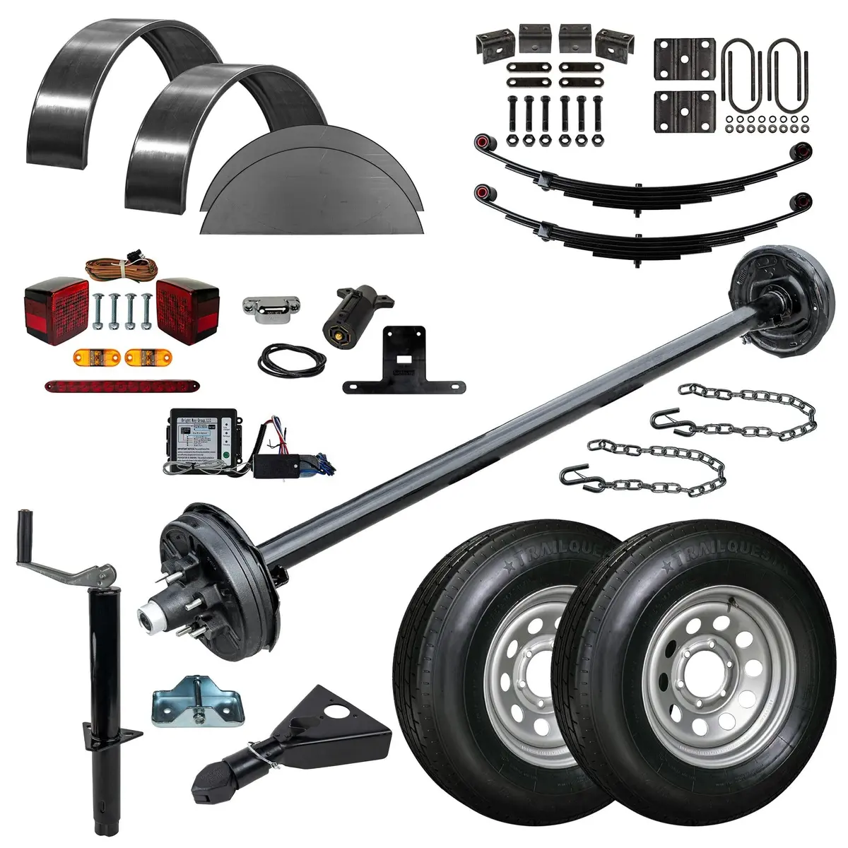 5200 Lb Tk Single Axle Trailer Parts Kit - 5.2K Capacity Hd (Complete Original Series) 1