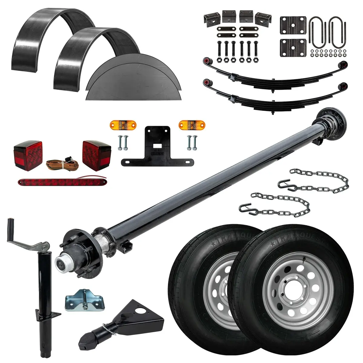5200 Lb Tk Single Axle Trailer Parts Kit - 5.2K Capacity Ld (Complete Original Series) 1