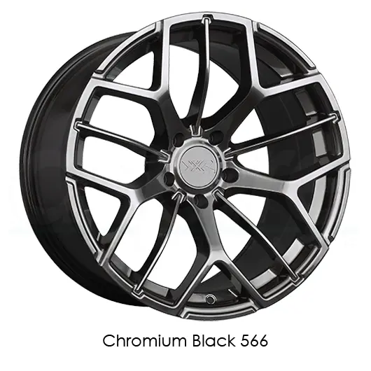 Xxr Wheels 566 Chromium Black 1