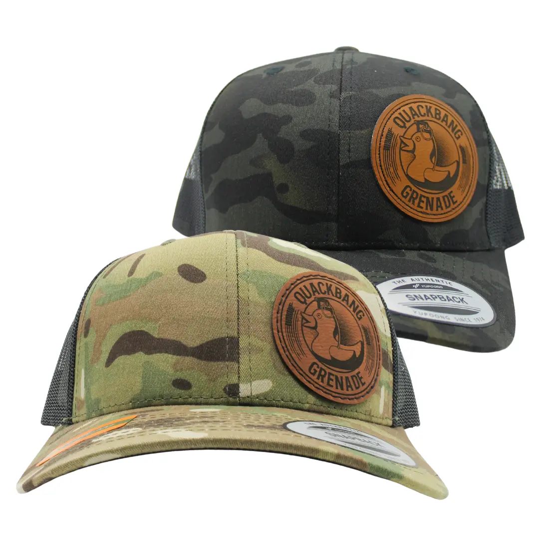 Quackbang Leather Patch Hat 1