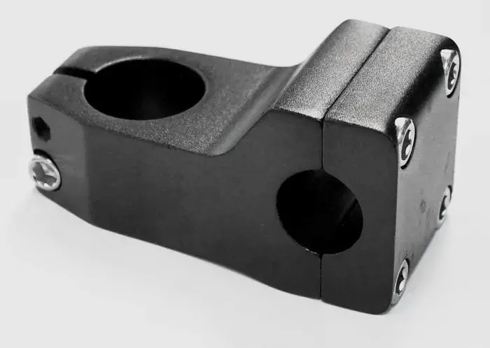 Bmx Stem Ahead 55Mm 0 Deg 28.6Mm X 22.22 Black 1