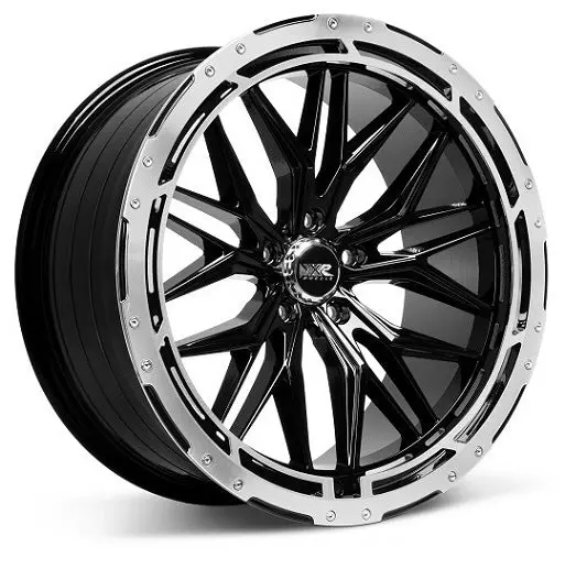 Xxr Wheels 585 Black Machined Ring 1