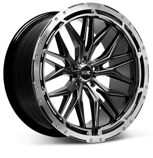 Xxr Wheels 585 Chromium Black Machined Ring 1