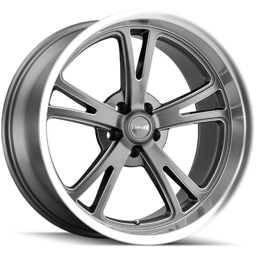 Ridler Wheels 606 Grey Milled 2