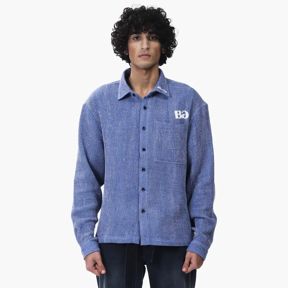 Blu Waffle Shirt 4