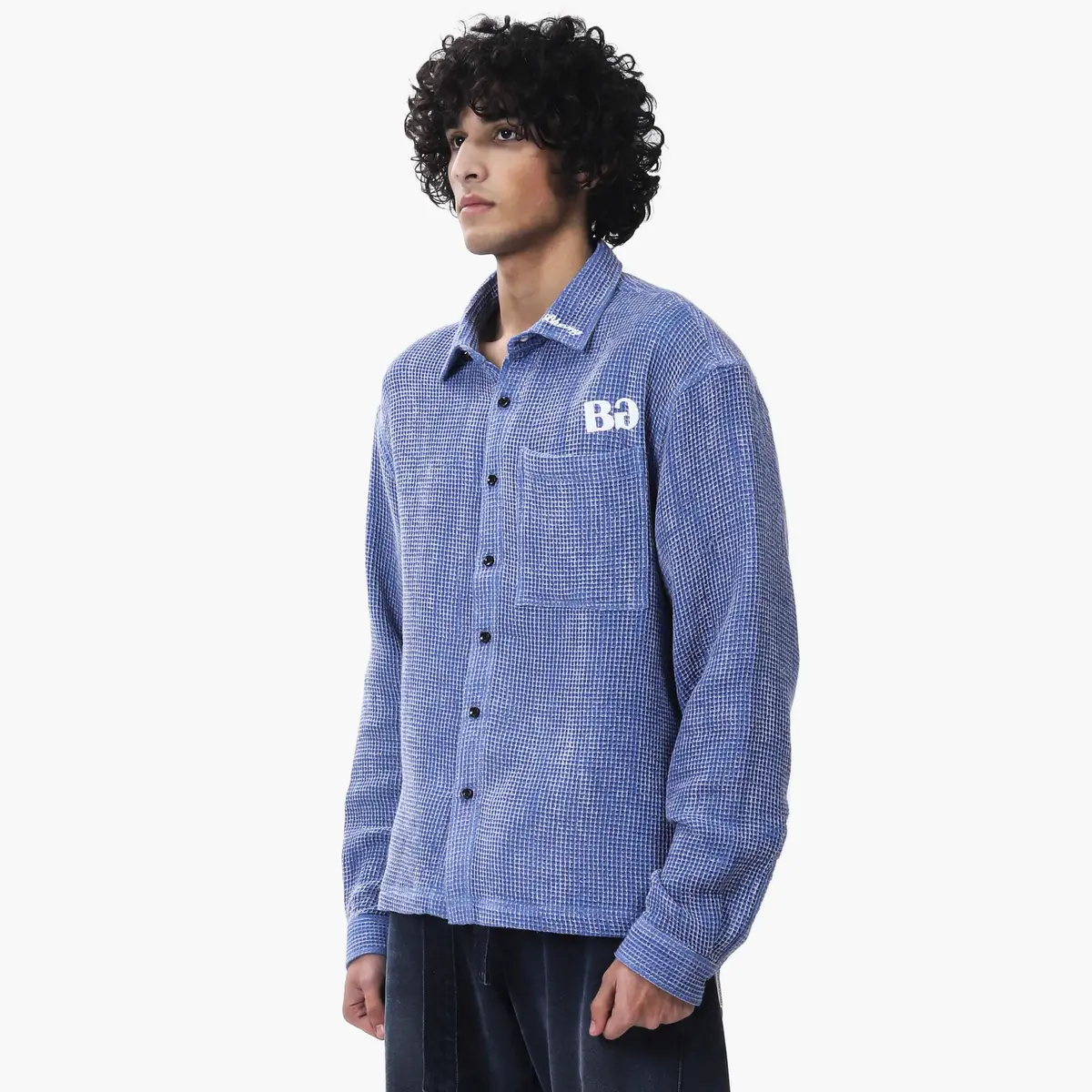 Blu Waffle Shirt 5