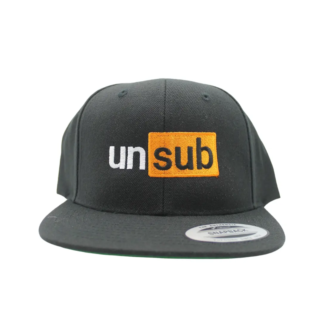 Unsub Logo Flat Bill Hat 1