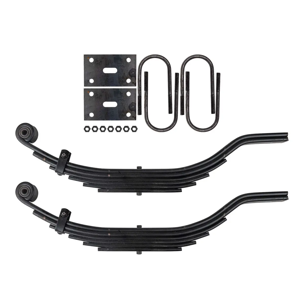 Trailer 6 Leaf Slipper Spring Suspension Kit For 4" Tube 9000 Lb Axles 1