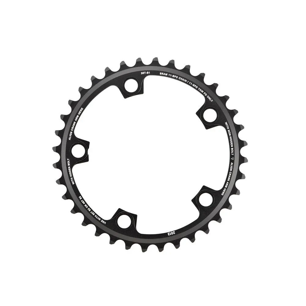 Chainring 36T Sram X-Glide Yaw 110Bcd 11 Speed Black 1