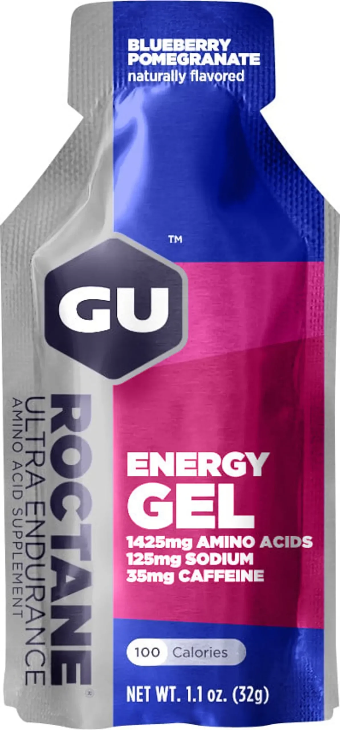 Gu Roctane Energy Gel Blueberry Pomegranate 32G 1